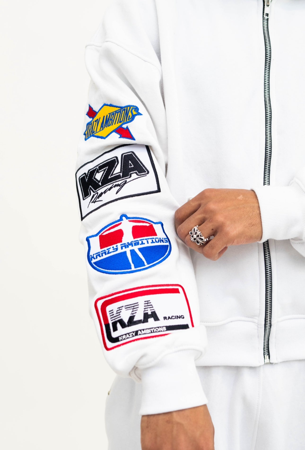 White Speed Zone Jacket